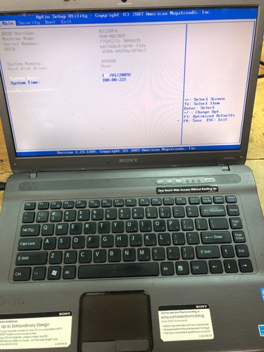 Sony vaio vgn - sony,