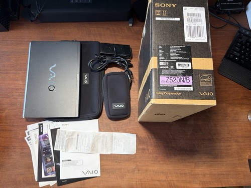 Sony vaio vgn z520n 1in - vgn-z520n/b, 13.1in