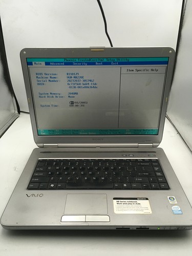 Sony vaio pcg 7113l - sony,